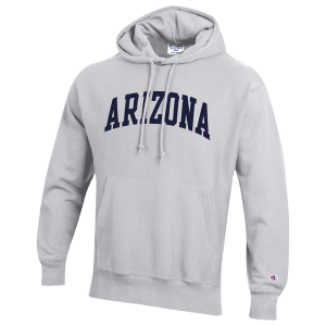 Champion NCAA Reverse Weave Wordmark Hoodie - Men's - Silver Gray