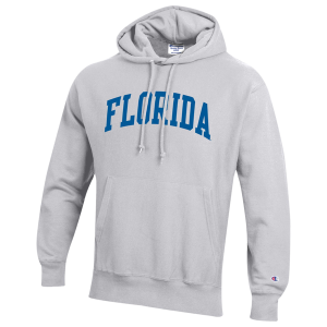 Champion NCAA Reverse Weave Wordmark Hoodie - Men's - Silver Gray