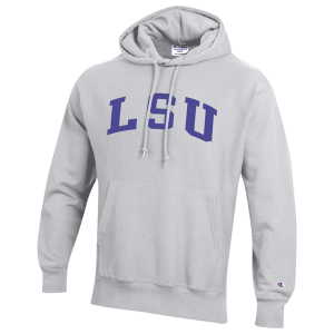 Champion NCAA Reverse Weave Wordmark Hoodie - Men's - Silver Gray