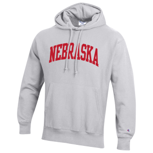 Champion NCAA Reverse Weave Wordmark Hoodie - Men's - Silver Gray
