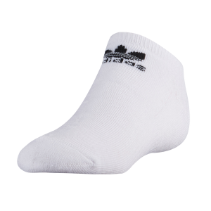adidas Originals Trefoil 6-Pack No Show Socks - Boys' Grade School - White/Black