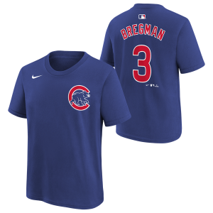 Nike MLB Cubs Kids Name & Number T-Shirt - Youth - Blue