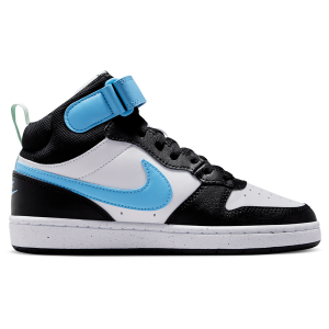 Nike Court Borough Mid 2 - Boys' Grade School - Football Blue/White/Black