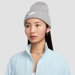 Nike Peak Futura Beanie - Adult - White/Grey