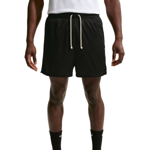 Nike Dri-FIT Standard Issue Mesh 5IN Shorts - Men's - Black/White