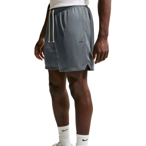 Nike Dri-FIT Standard Issue Mesh 5IN Shorts - Men's - Black/Pale Ivory/Cool Grey