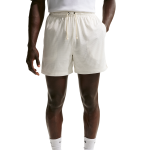 Nike Dri-FIT Standard Issue Mesh 5IN Shorts - Men's - Sail/Black/Pale Ivory