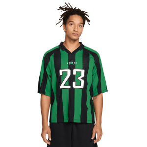 Jordan Brooklyn Terrace Short Sleeve Top - Men's - Black/Lucky Green