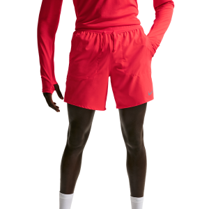 Nike Dri-FIT Stride 7in Brief-Lined Shorts - Men's - Lt Crimson/Reflective Silver