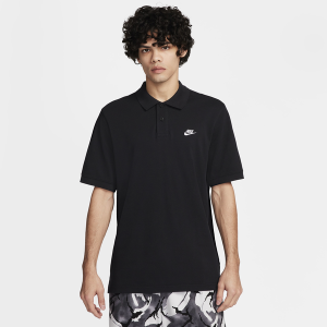 Nike Club SS Polo Pique - Men's - Black/White