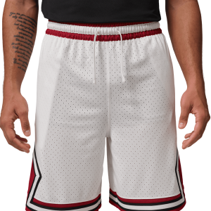 Jordan Dri-FIT SPT 9" Diamond Shorts - Men's - White/Gym Red