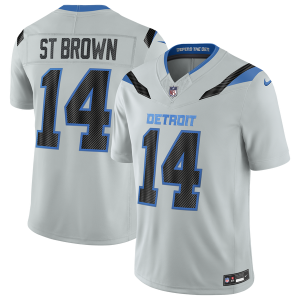 Nike Lions NFL Rival AB14 Limit Jersey - Men's - Silver