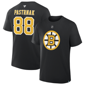 New Era Boston Bruins Name & Number T-Shirt - Men's - Black