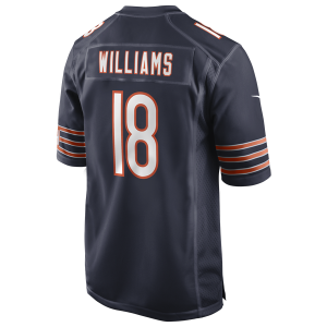 Nike Caleb Williams Bears Game Jersey - Men's - Marine