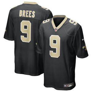 Nike Saints Drew Brees Retired Player Jersey - Men's - Black