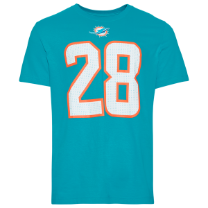 Nike NFL Dolphins Name & Number T-Shirt - Men's - Turbo Green