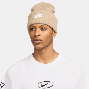 Nike Peak Futura Beanie - Adult - Khaki/White