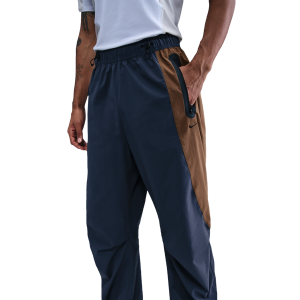 Nike Tech Woven Pro Oversized Pants - Men's - Thunder Blue/Mosswood Brown/Black
