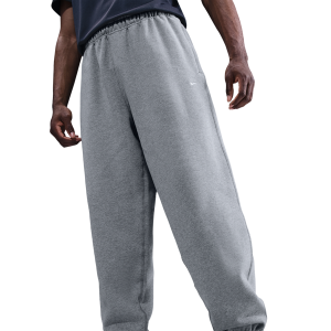 Nike Solo Swoosh BB CF Pant - Men's - Light Smoke Grey/White/Dark Grey Heather