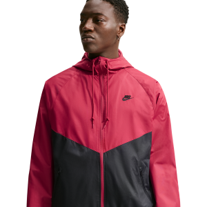 Nike NSW Windrunner Jacket - Men's - Tough Red/Black/Black