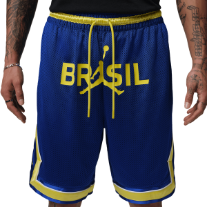 Jordan Brasil Diamond Short - Men's - Old Royal/Yellow Pulse/Old Royal