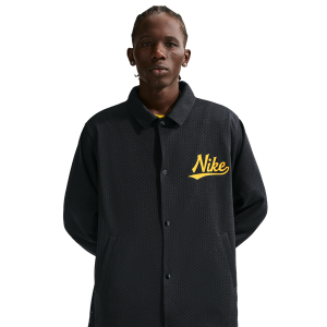 Nike Club Coaches AMSPT Jacket - Men's - Black/Saffron Quartz