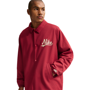 Nike Club Coaches AMSPT Jacket - Men's - Team Crimson/Lt Khaki