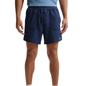 Nike Dri-FIT Stride 7in Brief-Lined Shorts - Men's - Reflective Silver/Midnight Navy