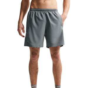 Nike Dri-Fit Miler 7BF Short - Men's - Grey/Grey