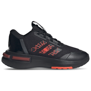 adidas Racer x Spider-Man - Boys' Grade School - Black/Black/Solar Red