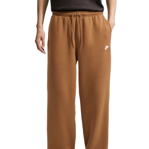 Nike Club Fleece Bungee Pants - Men's - Ale Brown/Ale Brown/White