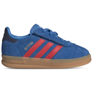 adidas Originals Gazelle Indoor Comfort Closure - Boys' Toddler - Lucid Ray Blue/Gum/Lucid Red
