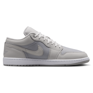 Jordan Air Jordan 1 Low SE - Men's - Off White/Light Smoke Grey/Soft Pearl