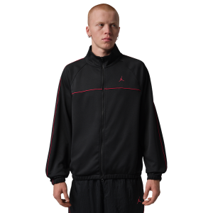 Jordan Sport Track Suit Jacket - Men's - Black/Gym Red/Gym Red