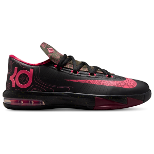 Nike KD VI - Boys' Grade School - Black/Red