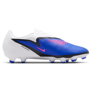 Nike Phantom 6 Low Academy FG/MG - Men's - White/Racer Blue/Pink Blast