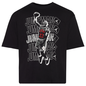 Jordan 1996 Oversized Short Sleeve T-Shirt - Men's - Black