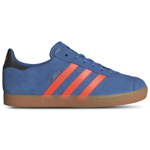 adidas Originals Gazelle - Boys' Grade School - Black/Solar Orange/Focus Blue