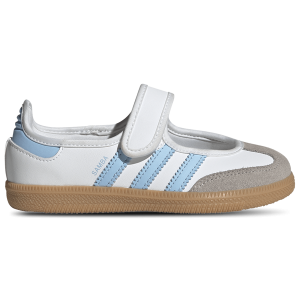 adidas Originals Samba Jane - Girls' Preschool - Ftwr White/Clear Sky