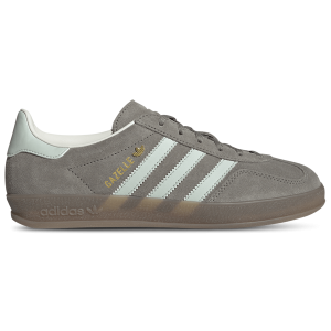 adidas Originals Gazelle Indoor - Women's - Linen Green/Silver Pebble/Gum