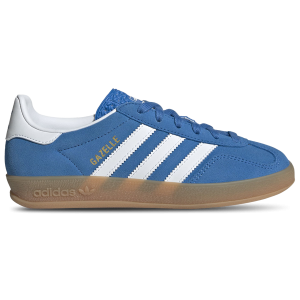 adidas Originals Gazelle Indoor - Boys' Grade School - Blue/Brown/White