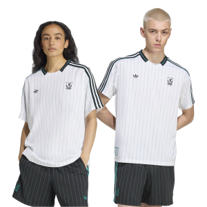adidas Liverpool FC Icon Jersey - Men's - White/Sea Green