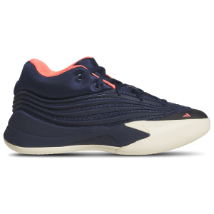 adidas Dame X Basketball - Boys' Grade School - Night Indigo/Warm Vanilla/Solar Turbo