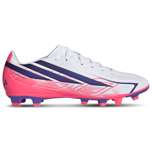 adidas F50 Hyperfast Club Firm/Multi Ground - Men's - Footwear White/Solar Turbo/Solar Purple