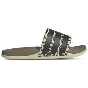 adidas adilette Comfort 2.0 Slides - Men's - Crystal Linen/Crystal Linen/Core Black