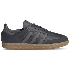 adidas Originals Samba - Boys' Grade School - Grey/Grey Four/Gum