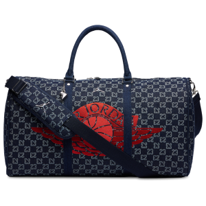 Jordan Monogram Duffel Bag - Adult - Dark Indigo Rinse/Red