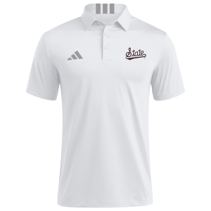 adidas College Short Sleeve Polo - Men's - White