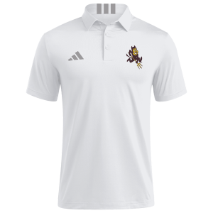 adidas College Short Sleeve Polo - Men's - White