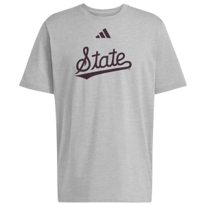 adidas Mississippi State University Graphic T-Shirt - Men's - Gray